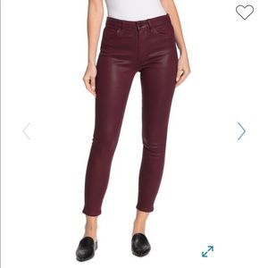 Joe’s Jeans High Rise Skinny Ankle - 28 Maroon